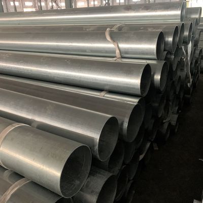 গ্যালভানাইজড স্টীল গোলাকার টিউব Q235 Q345 SS400 4 ইঞ্চি গরম ডিপ