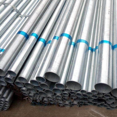 BS 1387 গ্যালভানাইজড স্টিল পাইপ 40-60g/M2 ERW স্টিল টিউব